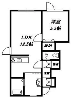 La terre A【1階】の間取り