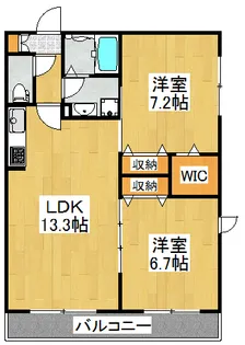 GRADO EAST【2階】の間取り