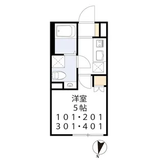 isD下高井戸【3階】の間取り