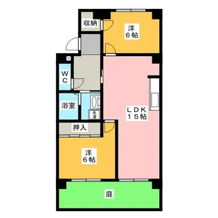 メゾンドール小島【1階】の間取り