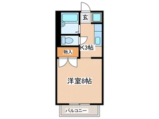 レジデンス渋谷【2階】の間取り