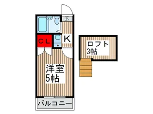 カーサ増尾【1階】の間取り