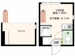 東京都杉並区成田東4【アパート】の間取り