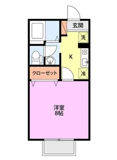 SAJA-Vivid【2階】の間取り