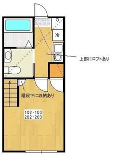 グラート大和A【1階】の間取り