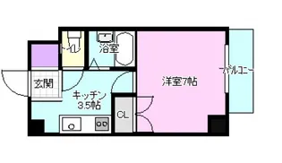 ロードワイドビル【4階】の間取り