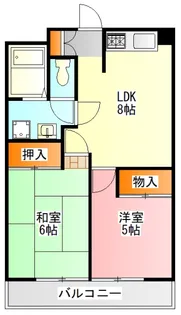 東京都日野市旭が丘1【マンション】の間取り