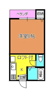 ハイツFIT【1階】の間取り