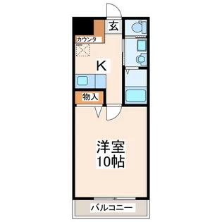 メイン花園【5階】の間取り
