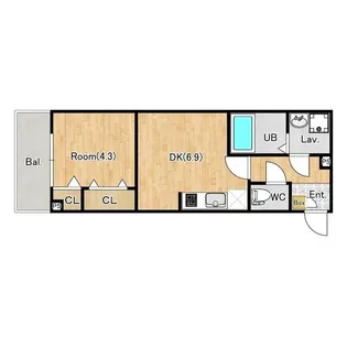 (仮称)ジーメゾン中葛西【1階】の間取り