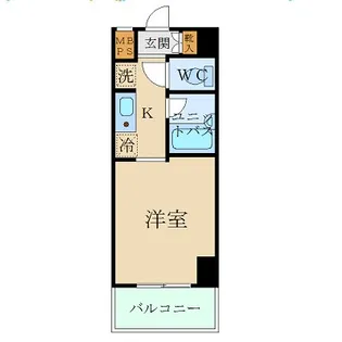 スカイコート新宿第8【5階】の間取り