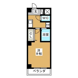 プランドル金山【2階】の間取り