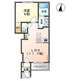 シャインズ【1階】の間取り