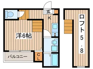 ハーモニーテラス鶴田III【1階】の間取り
