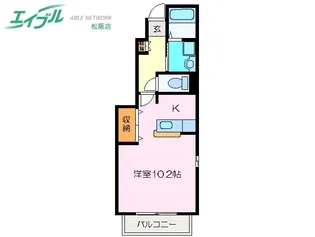 ヴェスト・ガッセ A棟【1階】の間取り