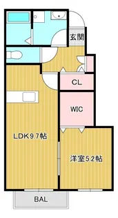 サンシャインコート今岡A【1階】の間取り