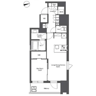 コンフォリア東陽町【14階】の間取り