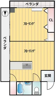 ステラ中央【2階】の間取り