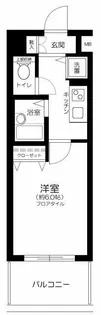 アヴァンツァーレ新宿ピアチェーレ【4階】の間取り