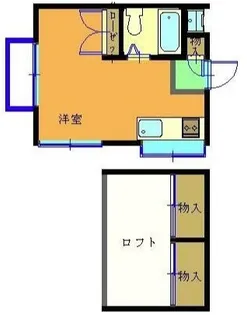みゆきコーポII【2階】の間取り