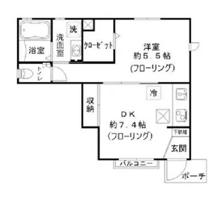 LUCE I【1階】の間取り