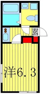 ソヨカゼテラス金町【2階】の間取り