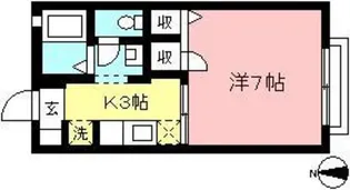 グランシード祖師谷【1階】の間取り