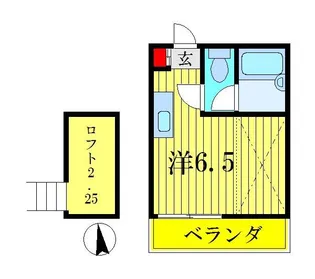 丸多喜AP【2階】の間取り