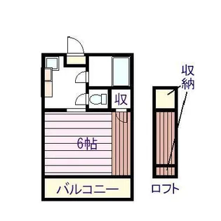 レジデンスイシイ【2階】の間取り