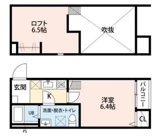 カトルセゾン【2階】の間取り