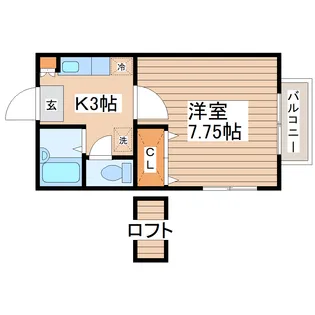 ライフハウス【1階】の間取り