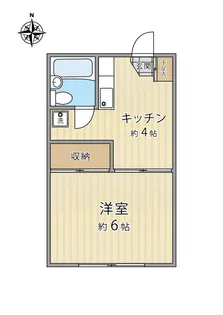MYハイツ【1階】の間取り