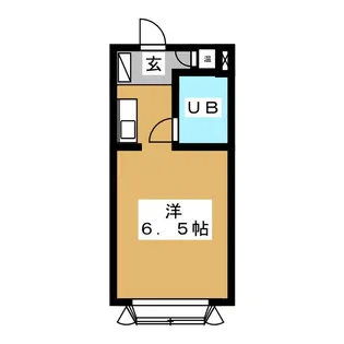 エルミ千駄木【1階】の間取り