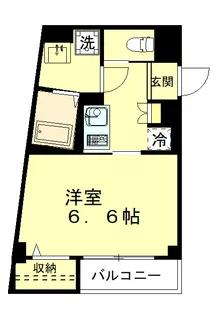 b’CASA Crane【5階】の間取り