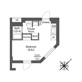 エスタート大井町フォレスト【1階】の間取り