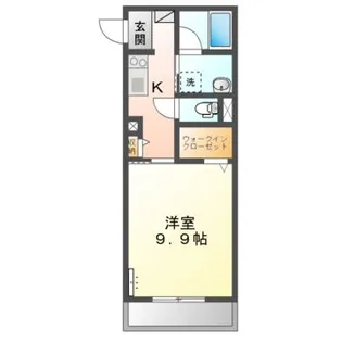 Mスクエア コート【1階】の間取り