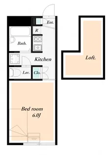 レオパレス境川親水公園【2階】の間取り