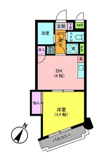 キトミ壱番館【5階】の間取り