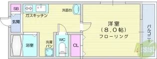 フォンターナ【1階】の間取り