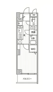 Alivis中野【2階】の間取り
