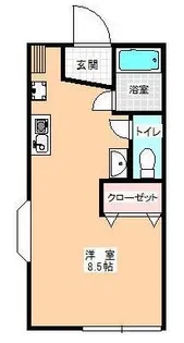 クインズタウン【1階】の間取り