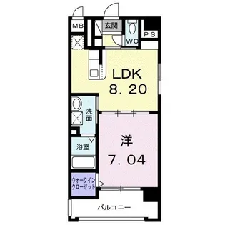 サウス ヒルズ ウーフ【3階】の間取り
