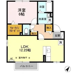 ローズコート西三島 B棟【2階】の間取り