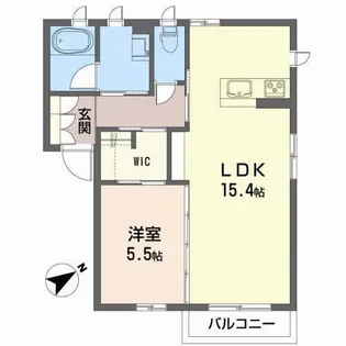 ヴィータ森合町【1階】の間取り