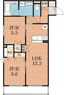 Mio Familia【3階】の間取り