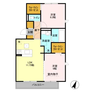 Grand Mer【3階】の間取り