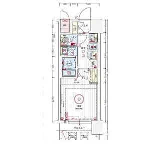 ザ・ウエストマークシティプレミアム【10階】の間取り