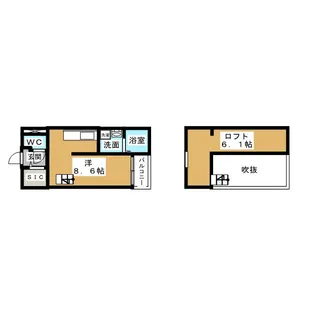 フランシェ【1階】の間取り