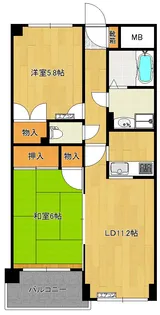 インクリース浦安【3階】の間取り