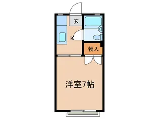 バウハウスB【2階】の間取り